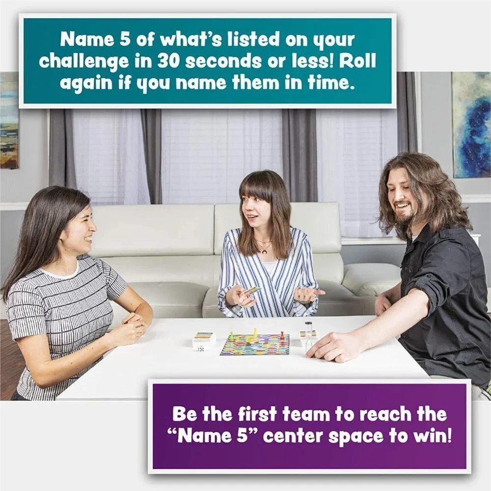 Can You Name 5? Board Game / Endless Games